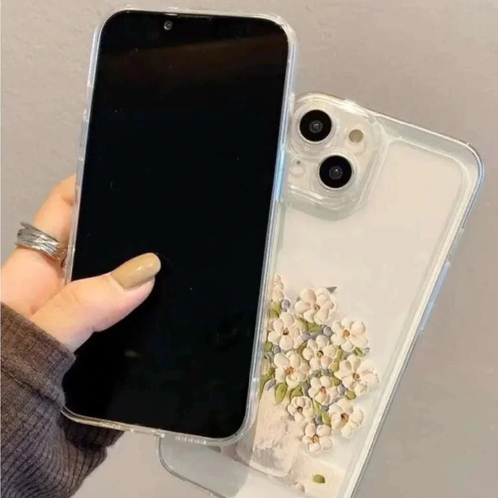 ⚠️Clearance🌟iPhone 14/Pro/Pro Max 2pcs Floral Phone Case - Picture 4 of 4
